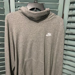 Grey Long Neck Sweater